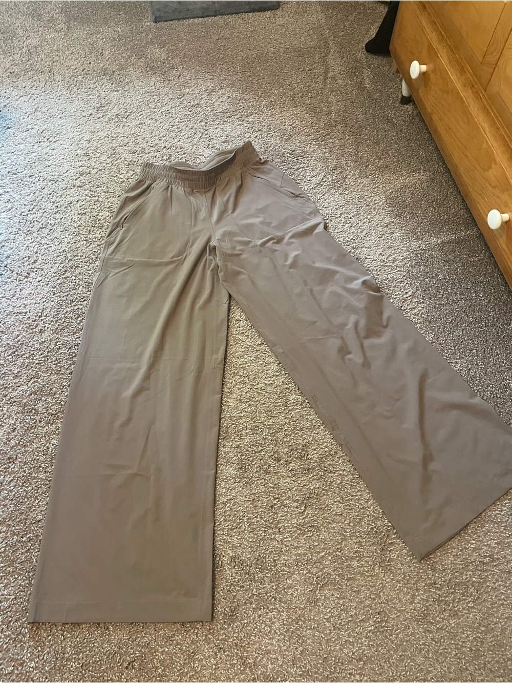 Lululemon Wide Leg Swift Pants in Nomad